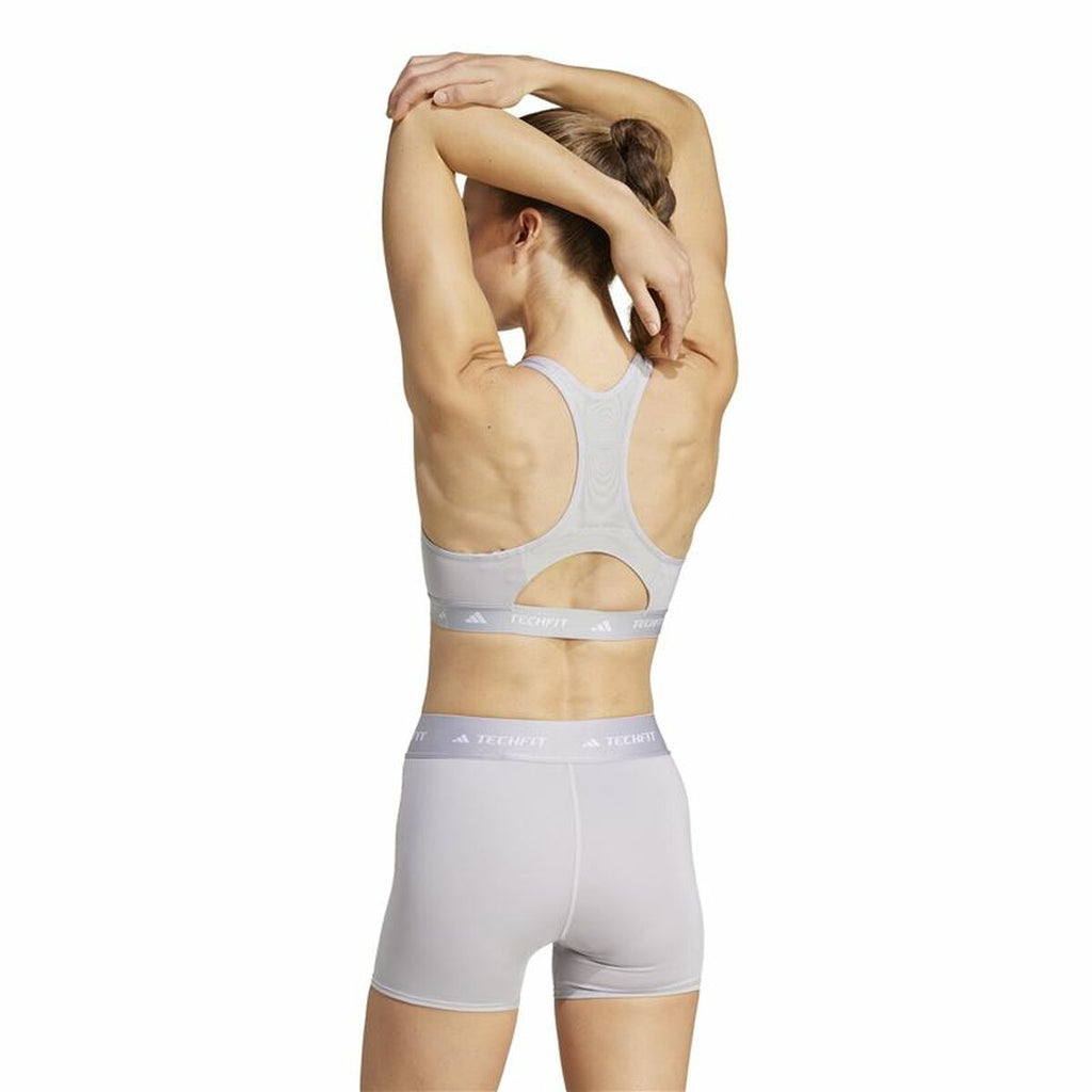 Sports Bra Adidas Techfit Grey